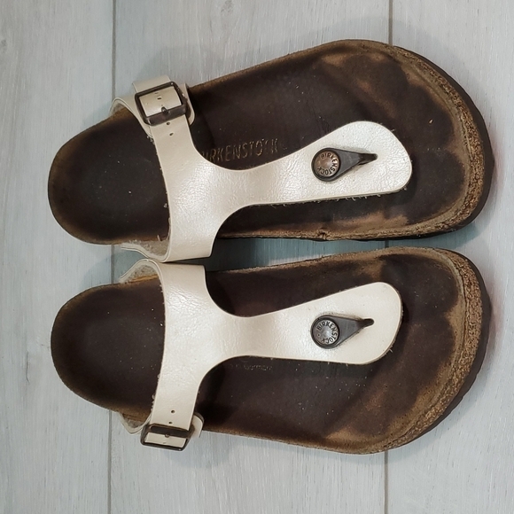 Birkenstock Women Gizeh Outdoor T strap Sandals Flats shoes sz 38/7 - Picture 3 of 13